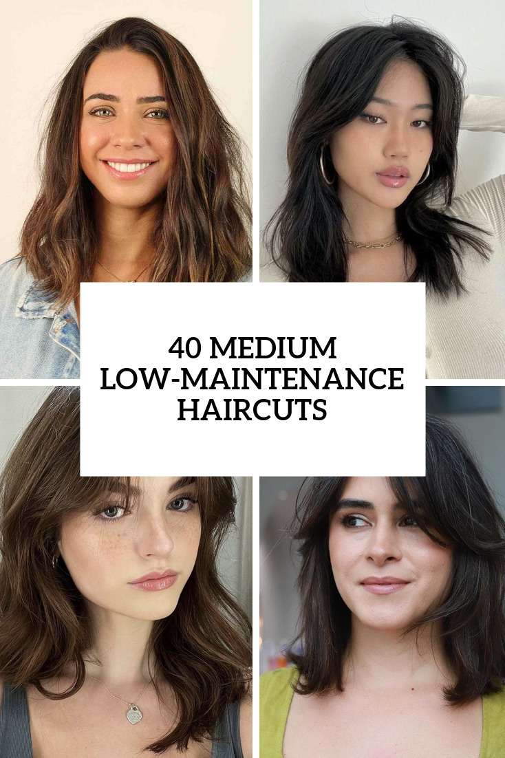 40 Medium Low-Maintenance Haircuts