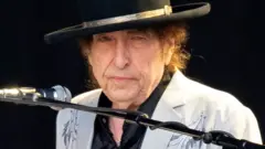 Bob Dylan performs on stage at Hyde Park in London on 12 July 2019