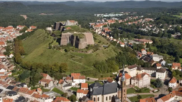 Aerial view of Bitche