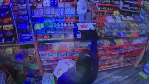 CCTV of robbery