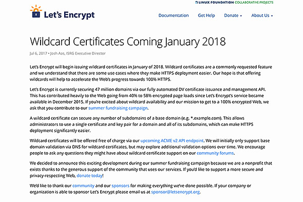 Let's Encrypt