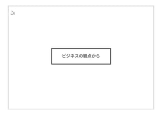 ビジネスの観点から
ビジネスの観点から
 
