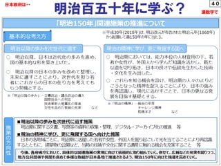 明治百五十年に学ぶ？
日本政府は・・
漢数字で
４０
 