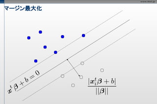 マージン最大化
 