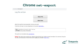 Chrome net-export
 