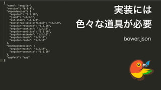 Extensible web
「標準化組織であるW3Cとブラウザベンダだけでなく、 Web開
発者も巻き込んでWebの未来を拡張していこう」という考え方
 