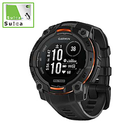 GARMIN(K[~) 010-02934-30 Instinct 3 Dual Power iCXeBNg X[ fA p[j45mm GPSX}[gEHb`ySuicaΉz GARMINiK[~j Black