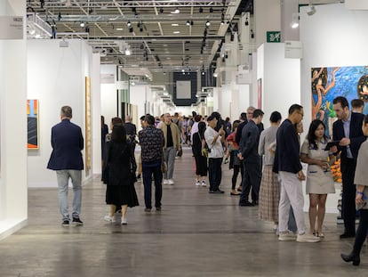 Vista de la feria Art Basel Hong Kong 2024.