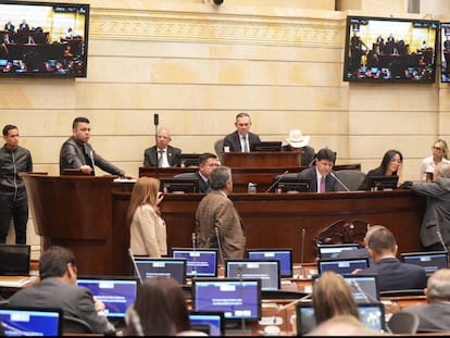 Sesión plenaria del Senado de la República, en Bogotá (Colombia). El 24 de septiembre de 2024.