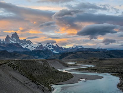 El monte Fitz Roy en la Patagonia argentina.