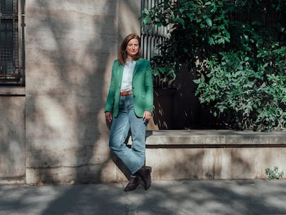 Marine Tondelier, líder de Los Ecologistas, en París, el pasado jueves.