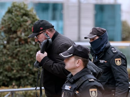 Koldo García, exasesor del José Luis Ábalos, a la salida de la Audiencia Nacional, el 22 de febrero.