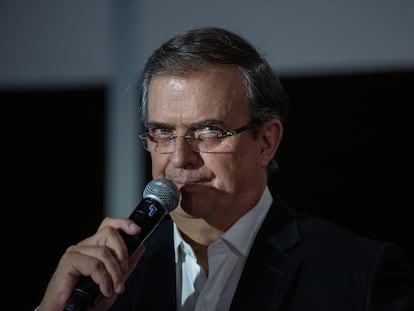 Marcelo Ebrard el 11 de septiembre en Ciudad de México.