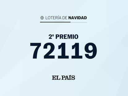 Segundo premio de la Lotería de Navidad 2021.