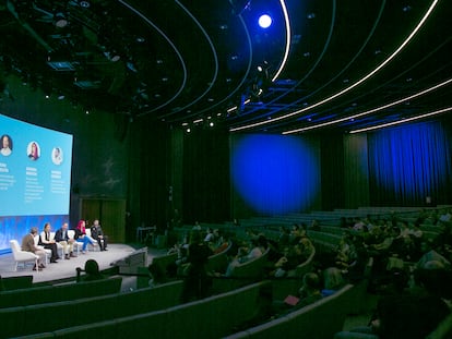 Imagen del evento Ciberseguridad: protegiendo nuestro futuro digital, celebrado el pasado miércoles en la sede central del BBVA en Madrid.