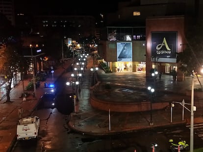 El centro comercial Andino tras el atentado, el 17 de junio de 2017.