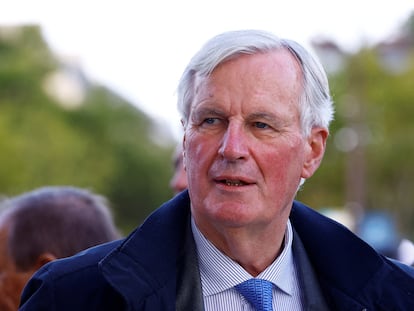 El primer ministro francés, Michel Barnier, el pasado domingo en la clausura de los Juegos Paralímpicos en París.