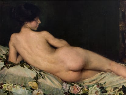 'Desnudo de mujer' (1908) de Aurelia Navarro.