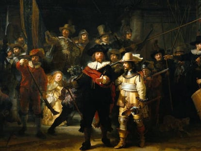 'La ronda de noche' (1639 y 1642), de Rembrandt.