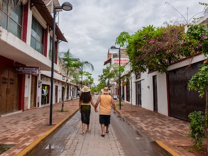 Calles del centro de San Blas, Nayarit (México), en una imagen cedida por la Secretaría de Desarrollo Agrario, Territorial y Urbano de México.