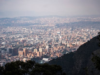 Vista de la ciudad de Bogotá, Colombia, en enero de 2024.