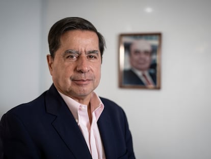 Juan Fernando Cristo en Bogotá, en julio de 2023.