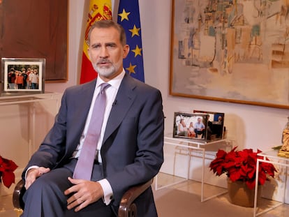 Vea aquí el discurso de Navidad de Felipe VI