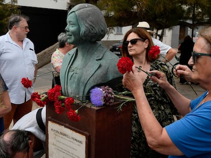 Homenaje a Aurora Picornell, el pasado día 9 en Palma.