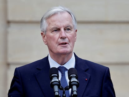 El primer ministro francés, Michel Barnier, el día de su nombramiento.