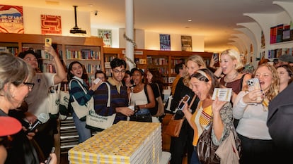 La festa de presentació d''Intermezzo', de Sally rooney, a la llibreria Greenlight de Brooklyn.