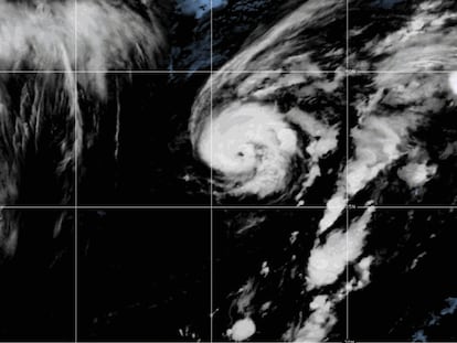 Imagen de satélite del huracán 'Isaac'.