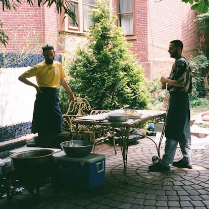 Los cocineros Loren Abramovitch y Daniel Soskolne.