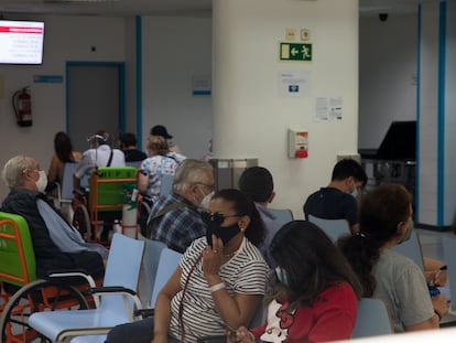 Sala de espera de Urgencias del Hospital de La Princesa, este miércoles.