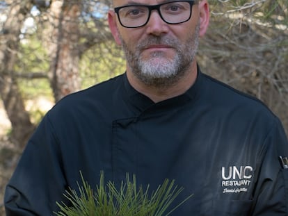 David Grussaute, cocinero del restaurante UNIC, de Ibiza. Imagen proporcionada por el establecimiento.