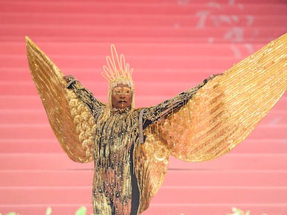 El actor Billy Porter a su llegada a la gala del Met 'Celebrating Camp: Notes on Fashion', el 6 de mayo de 2019 en Nueva York.