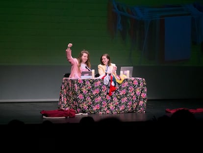 Grabación de "Estirando el chicle", en el Teatro Campos Elíseos.