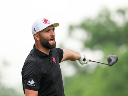 Jon Rahm, durante la segunda ronda del PGA.