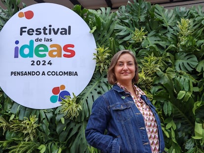 Claudia Vásquez, directora en Colombia de The Nature Conservancy, en el Festival de las Ideas, este sábado en Villa de Leyva (Boyacá).