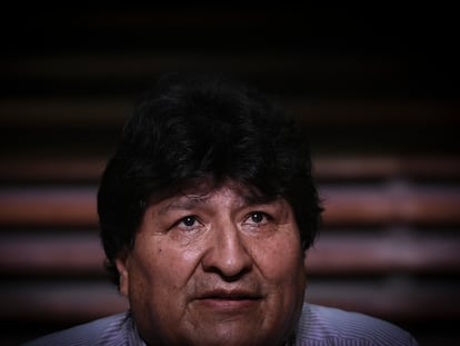 Evo Morales, en Buenos Aires, Argentina, en 2020.