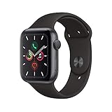 Apple Watch Series 5(GPSモデル)- 44mmスペースグレイアルミニウムケースとブラックスポーツバンド - S/M & M/L