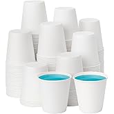 RACETOP 3 oz 300 Pack Paper Coffee Cups for Bathroom, Disposable Mouthwash Cups, Small Paper Cups for Parties, Picnics, Trave