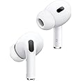 Apple AirPods Pro 2 Wireless Earbuds, Bluetooth Headphones, Active Noise Cancellation, Hearing Aid Feature, Transparency, Per