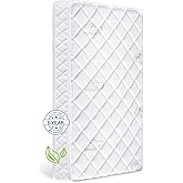 Letmxiu Premium Dual-Sided Crib & Toddler Mattress,100% Knitted Fabric,Premium Fleece-Hypoallergenic,5" Firm Soft Crib Mattre