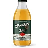 Bionaturae Organic Peach Nectar - Peach Juice, Peach Nectar Juice, Non-GMO, USDA Certified, No Sugar Added, No Preservatives,