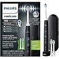 Philips Sonicare ProtectiveClean 5300 Rechargeable Electric Toothbrush, Black HX6423/34