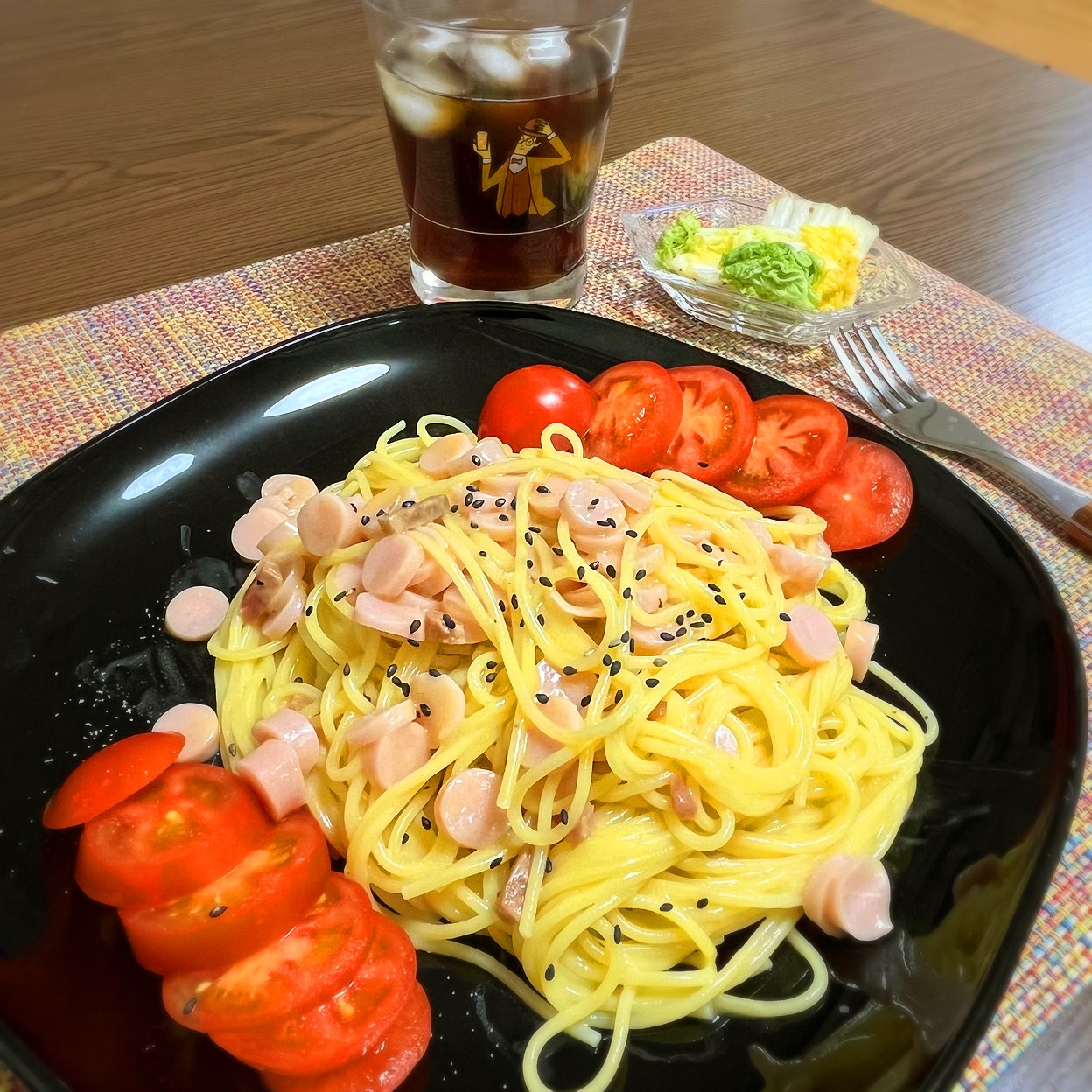 カルボナーラ作りました🍝
ボラギノールではありません❗️
カルボナーラですよ❗️