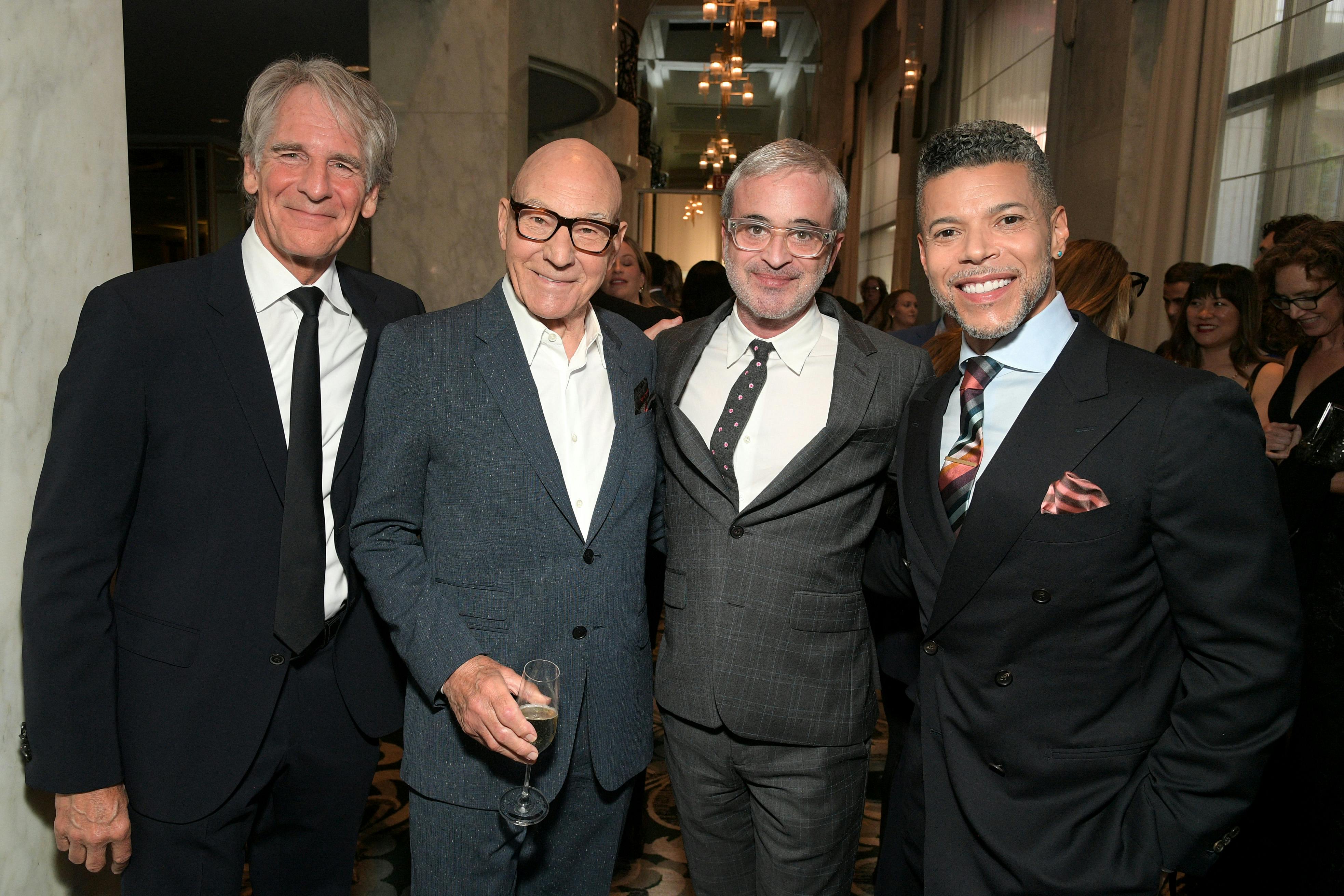 Scott Bakula, Patrick Stewart, Alex Kurtzman, and Wilson Cruz attend the 2024 Peabody Awards