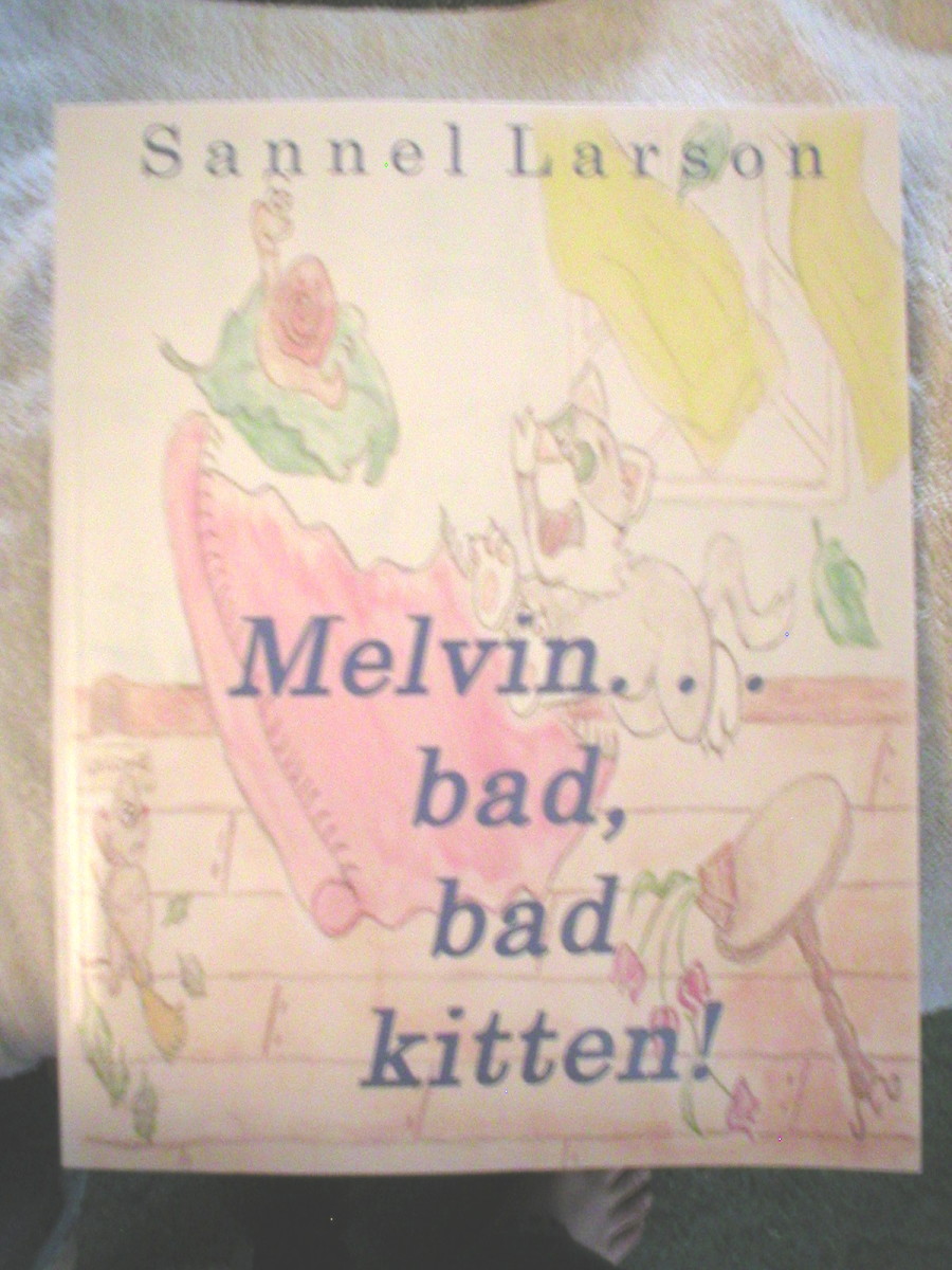 Sannel Larson's, Melvin... bad bad kitten!