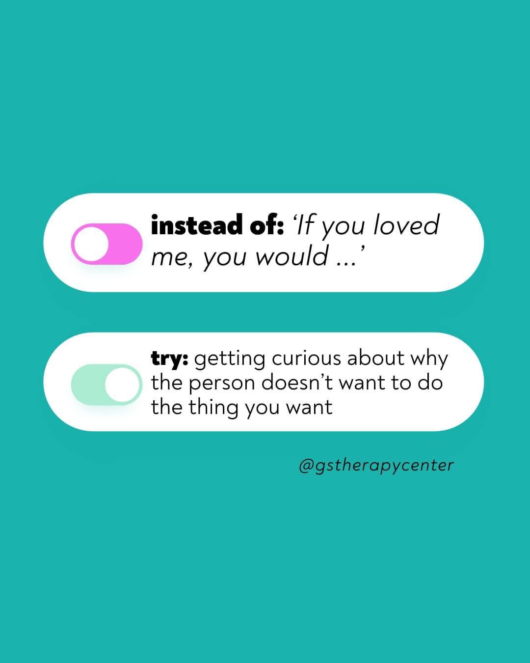 When you use this setup with a partner, you&rsquo;re behaving in a manipulative  way &mdash; whether you mean to or not. You are essentially weaponizing your love, relationship and connection. While you may not be intentionally trying to manipulate s