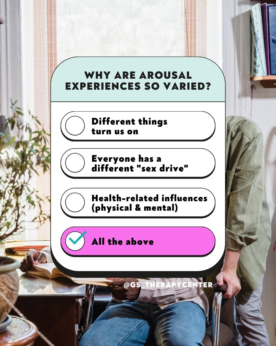 While s&bull;xual compatibility is a factor in dating, it&rsquo;s not necessary to try and find someone whose arousal style and s&bull;x drive match yours in order to enjoy a relationship! In fact, we often learn new things about ourselves when we da